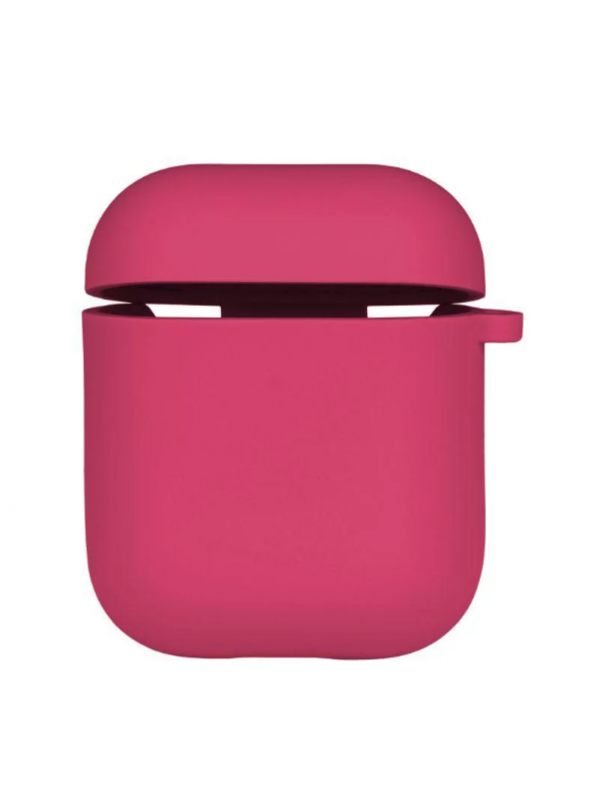 Силіконовий кейс AirPods 1/2 (Hot Pink)