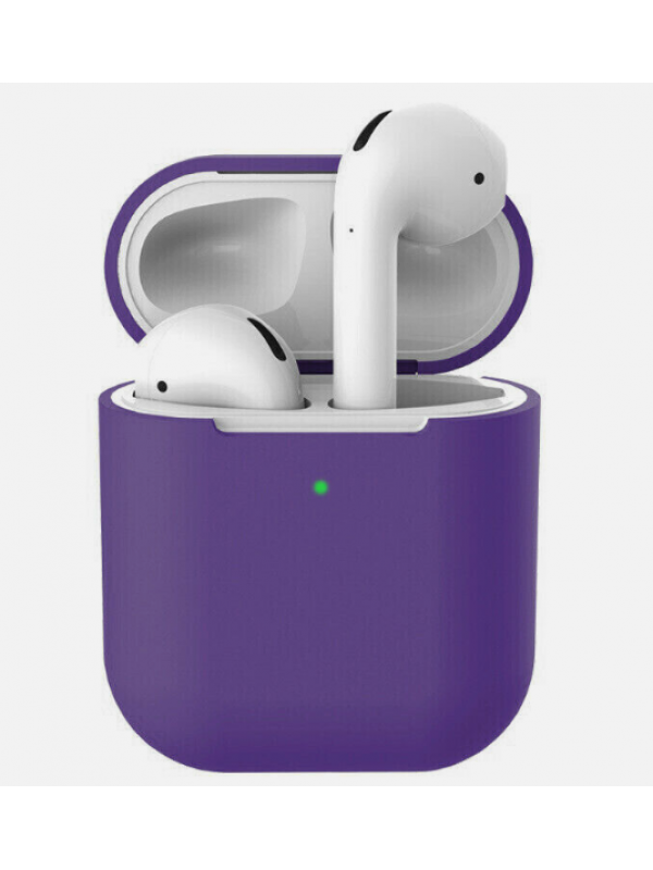 Силіконовий кейс AirPods 1/2 (Violet)