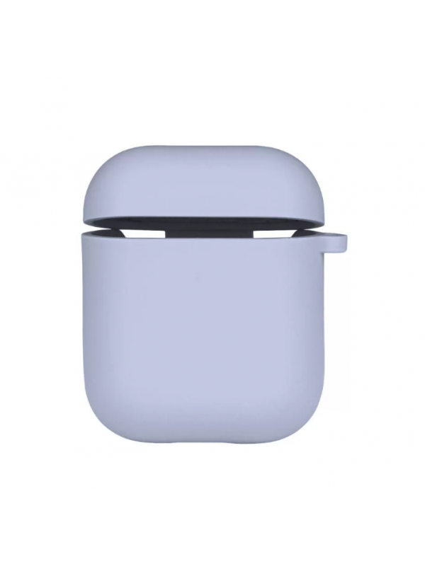 Силіконовий кейс AirPods 1/2 (Light Purple )