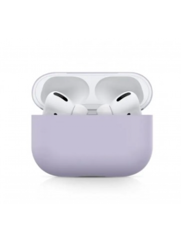 Силіконовий кейс AirPods 3 (Lilac Cream)