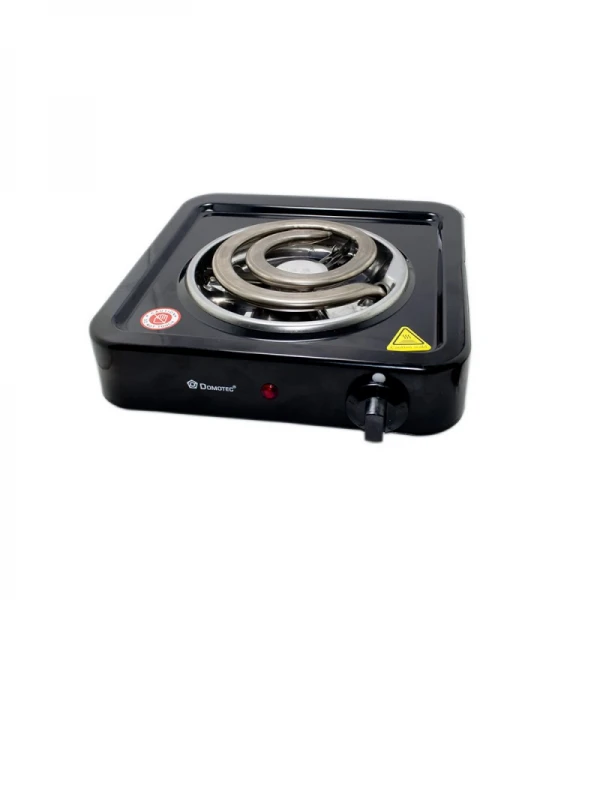 Плита електрична Domotec MS-5531 1кф., 1000Вт. (Чорний)