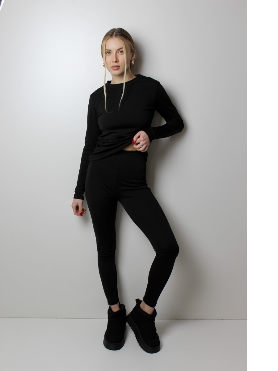 Термобілизна жіноча чорна 10088