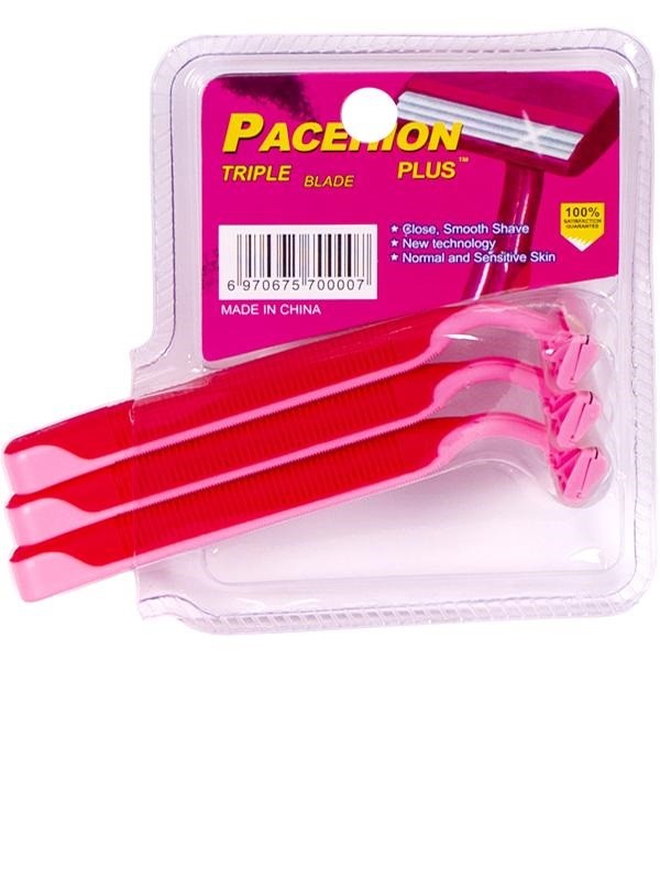 Набір бритв жіночих PACEMON 3 шт, три леза, 