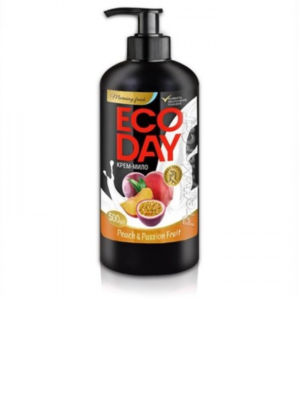 Рідке крем-мило EcoDay Персик та маракуйя 500 г