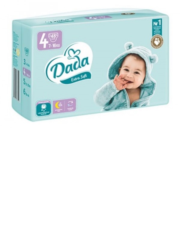 Підгузки Dada Extra soft 4 для дітей вагою від 7 до 16 кг