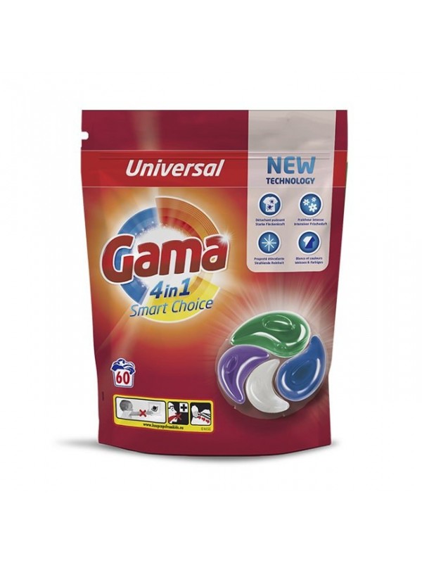 Капсули Для Прання Gama Universal 60шт