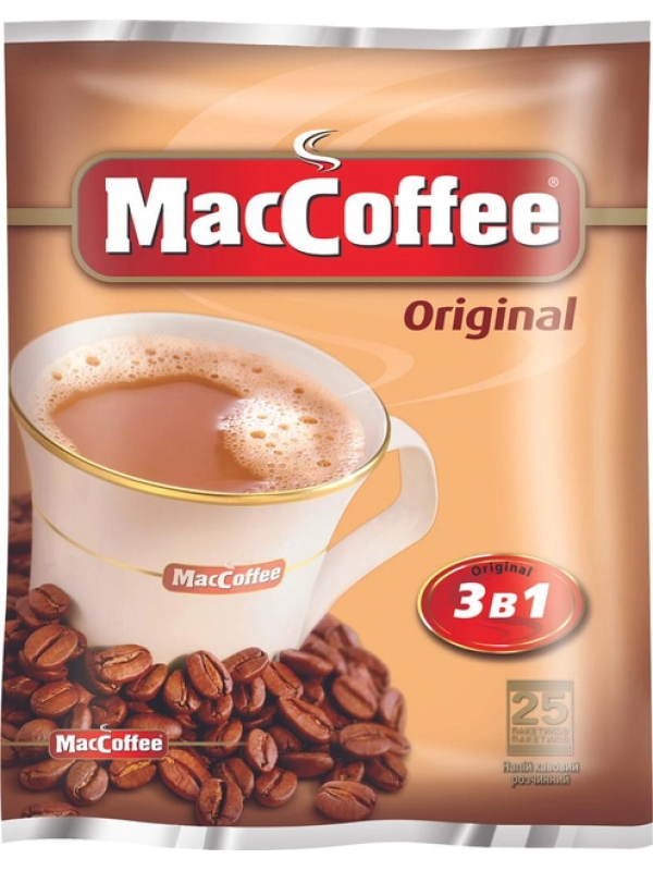 Кавовий напій 3в1 MacCoffee Original 20 г x 25 шт